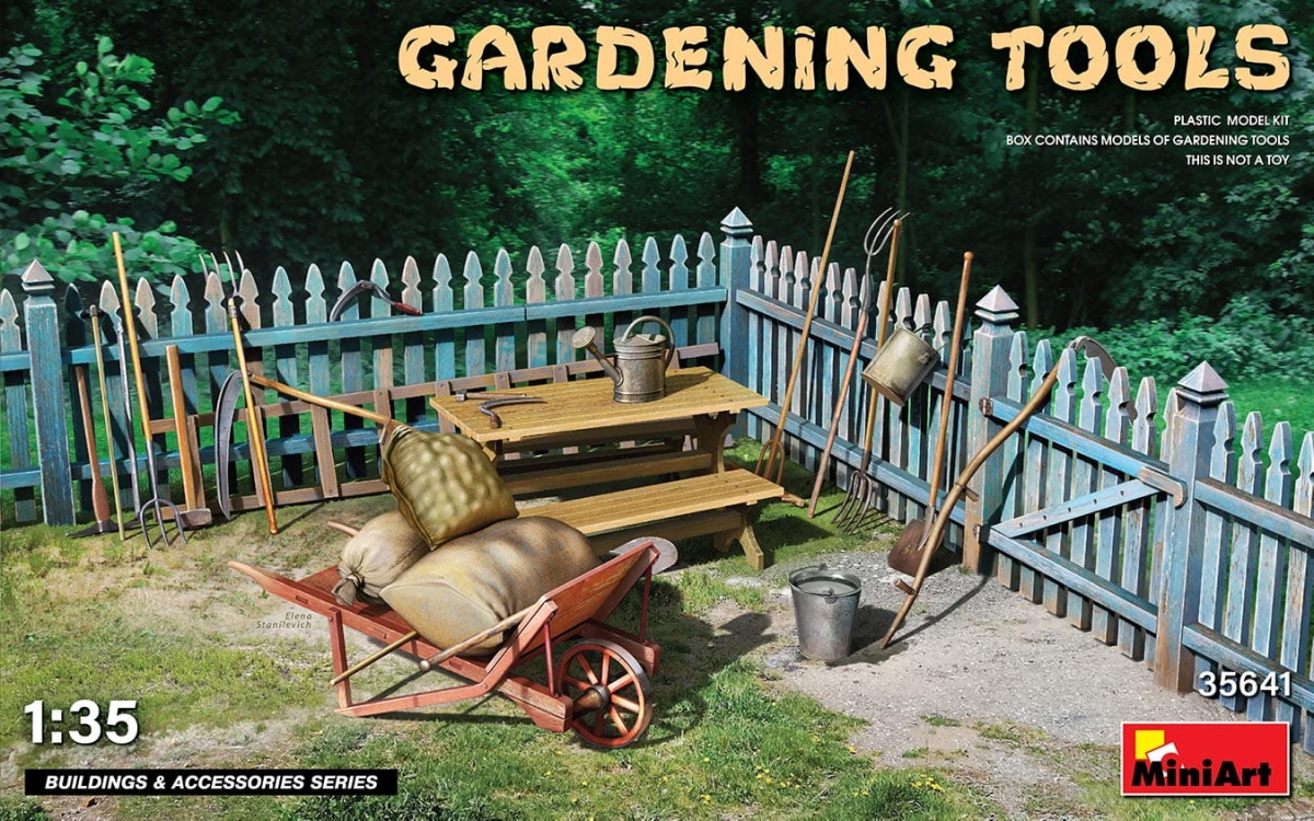 Zdjęcie główne produktu Narzędzia ogrodnicze (Gardening Tools) 1:35 MiniArt 35641