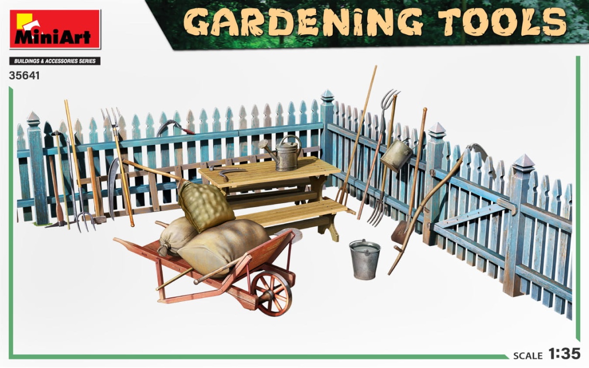 Zdjęcie dodatkowe produktu Narzędzia ogrodnicze (Gardening Tools) 1:35 MiniArt 35641