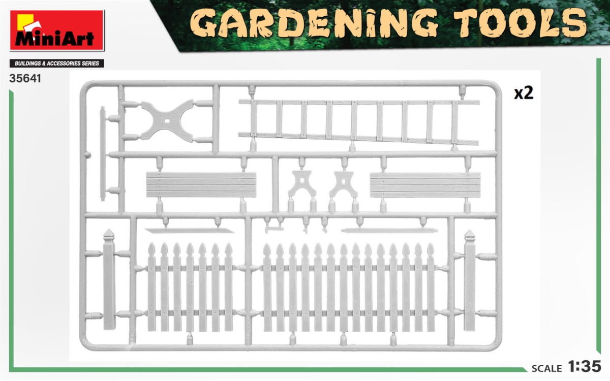 Zdjęcie dodatkowe produktu Narzędzia ogrodnicze (Gardening Tools) 1:35 MiniArt 35641