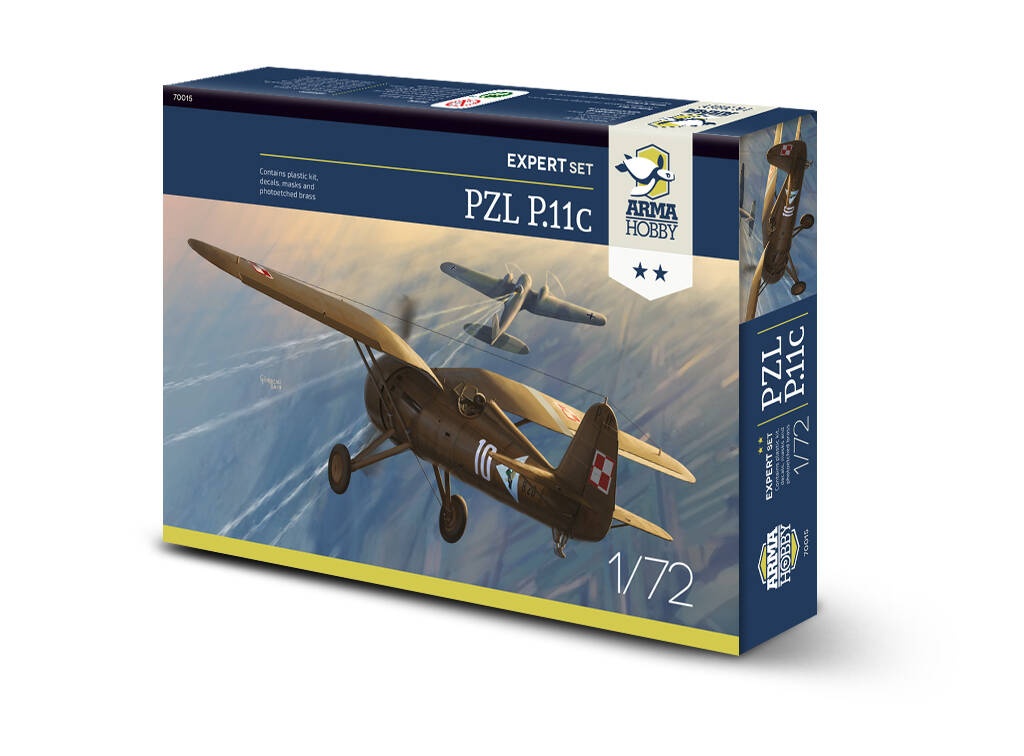 Zdjęcie dodatkowe produktu PZL P.11c Expert Set 1:72 Arma Hobby 70015