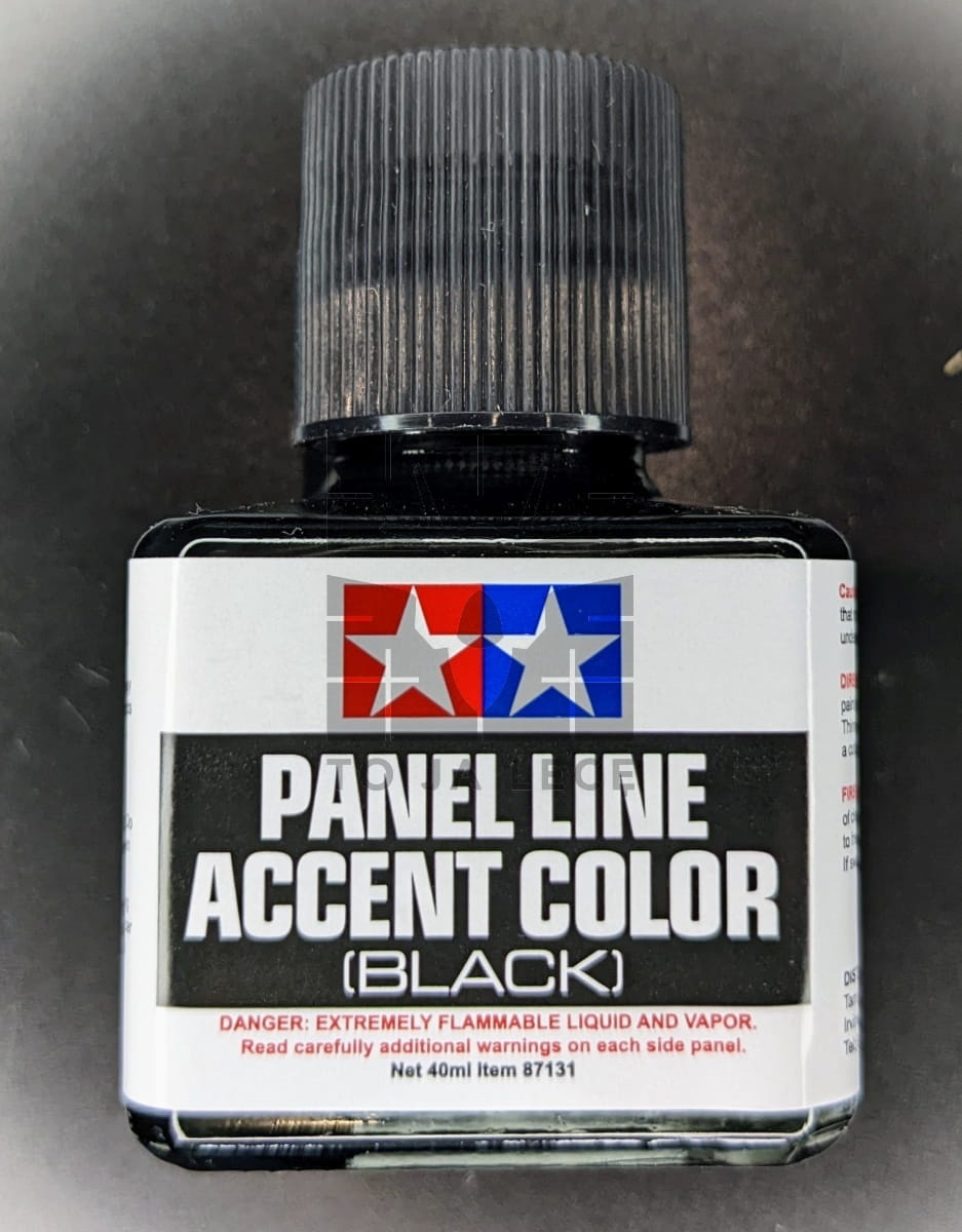 Zdjęcie dodatkowe produktu Tamiya 87131 Panel Line Accent Color (Black)