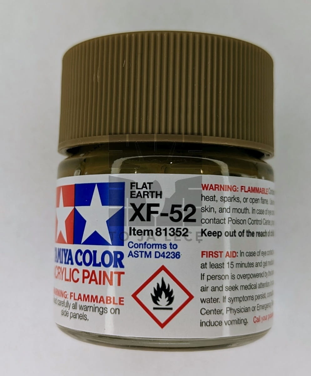 Zdjęcie dodatkowe produktu Tamiya 81352 XF-52 Flat Earth Farba 23ml XF52 Acrylic