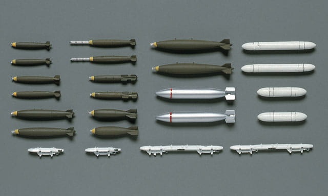 Zdjęcie dodatkowe produktu Zestaw amerykańskich bomb konwencjonalnych (Broń lotnicza I) 1:72 Hasegawa X72-1