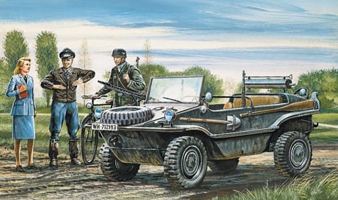 Zdjęcie główne produktu Schwimmwagen 1:35 Italeri 0313