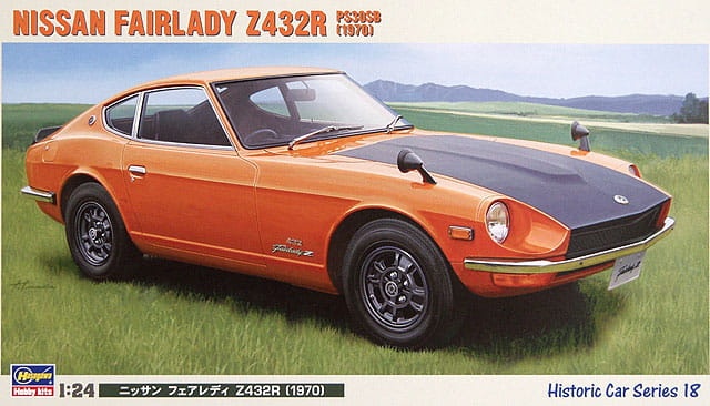 Zdjęcie dodatkowe produktu Nissan Fairlady Z432R (1970) 1:24 Hasegawa HC18