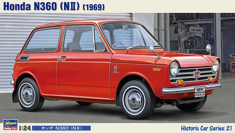 Zdjęcie główne produktu Honda N360 (NII) 1:24 Hasegawa HC21