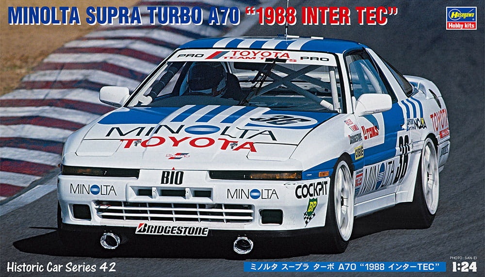 Zdjęcie dodatkowe produktu Toyota Supra Minolta Turbo A70 (1988 Inter TEC) 1:24 Hasegawa HC42