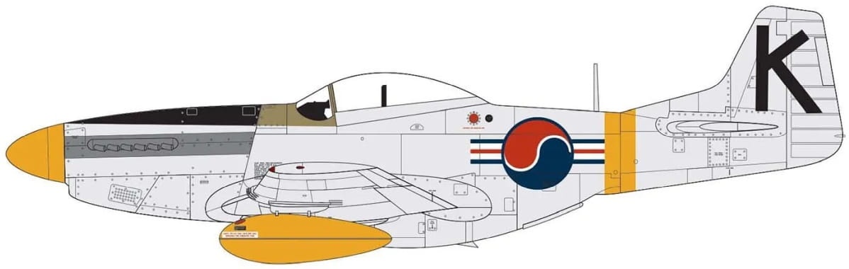 Zdjęcie dodatkowe produktu F-51D Mustang (North American) 1:72 Airfix A02047A