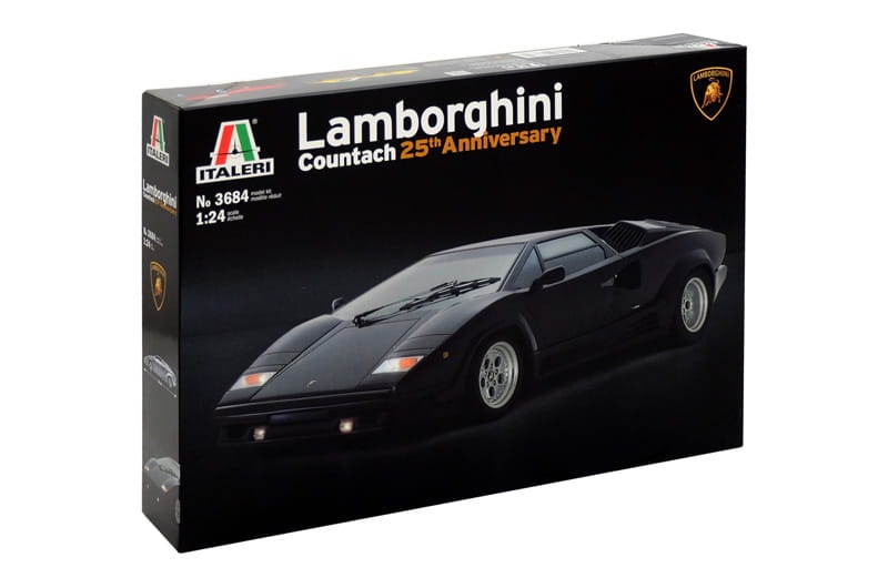 Zdjęcie główne produktu Lamborghini Countach 25th Anniversary 1:24 Italeri 3684
