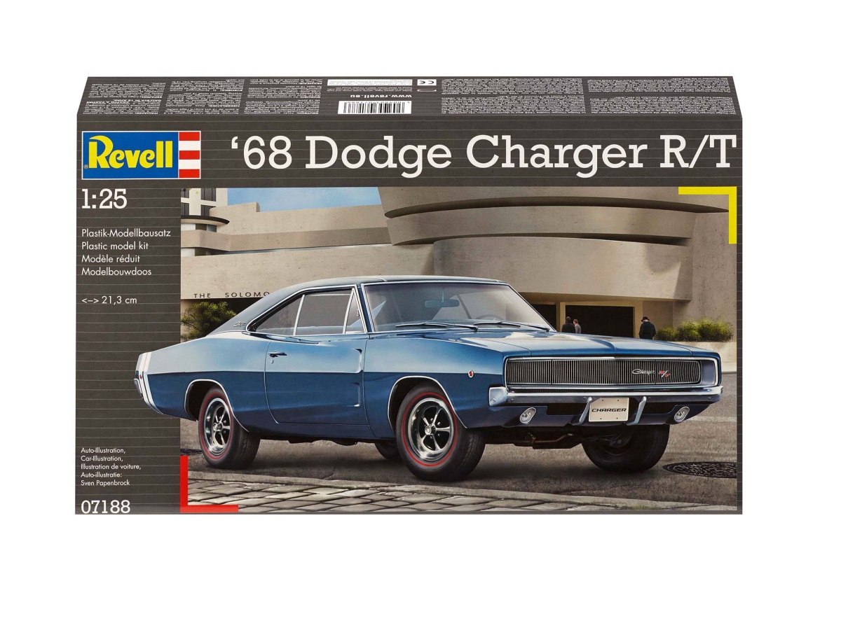 Zdjęcie główne produktu Dodge Charger R/T 1968 1:25 Revell 07188