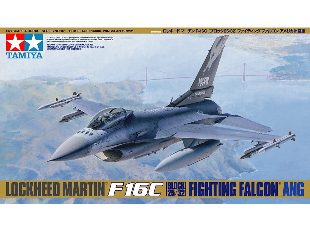 F-16C (Block 25/32) Fighting Falcon ANG 1:48 Tamiya 61101
