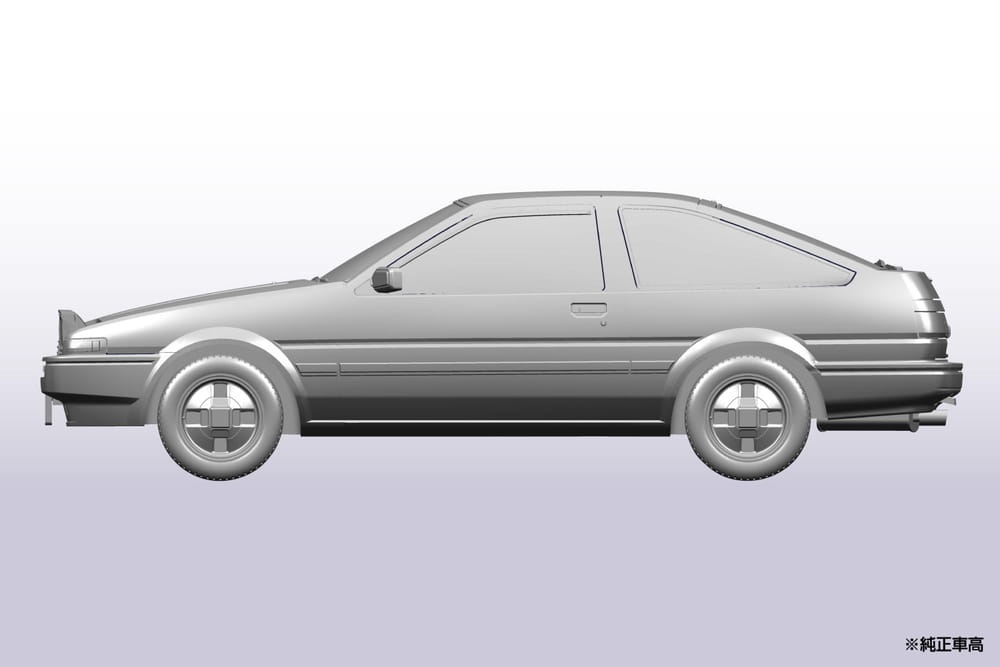Toyota AE86 Trueno (High-Tech Two-Tone) SNAP KIT 1:32