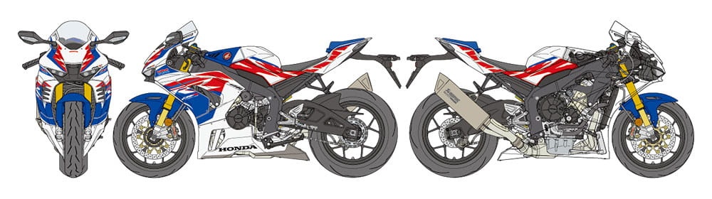 Honda CBR1000RR-R FIREBLADE SP 30th Anniversary 1:12 Tamiya