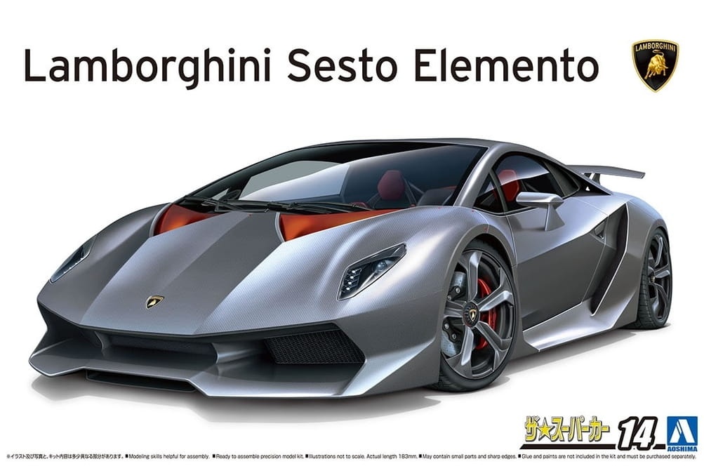 Zdjęcie główne produktu Lamborghini Sesto Elemento 1:24 Aoshima 062210