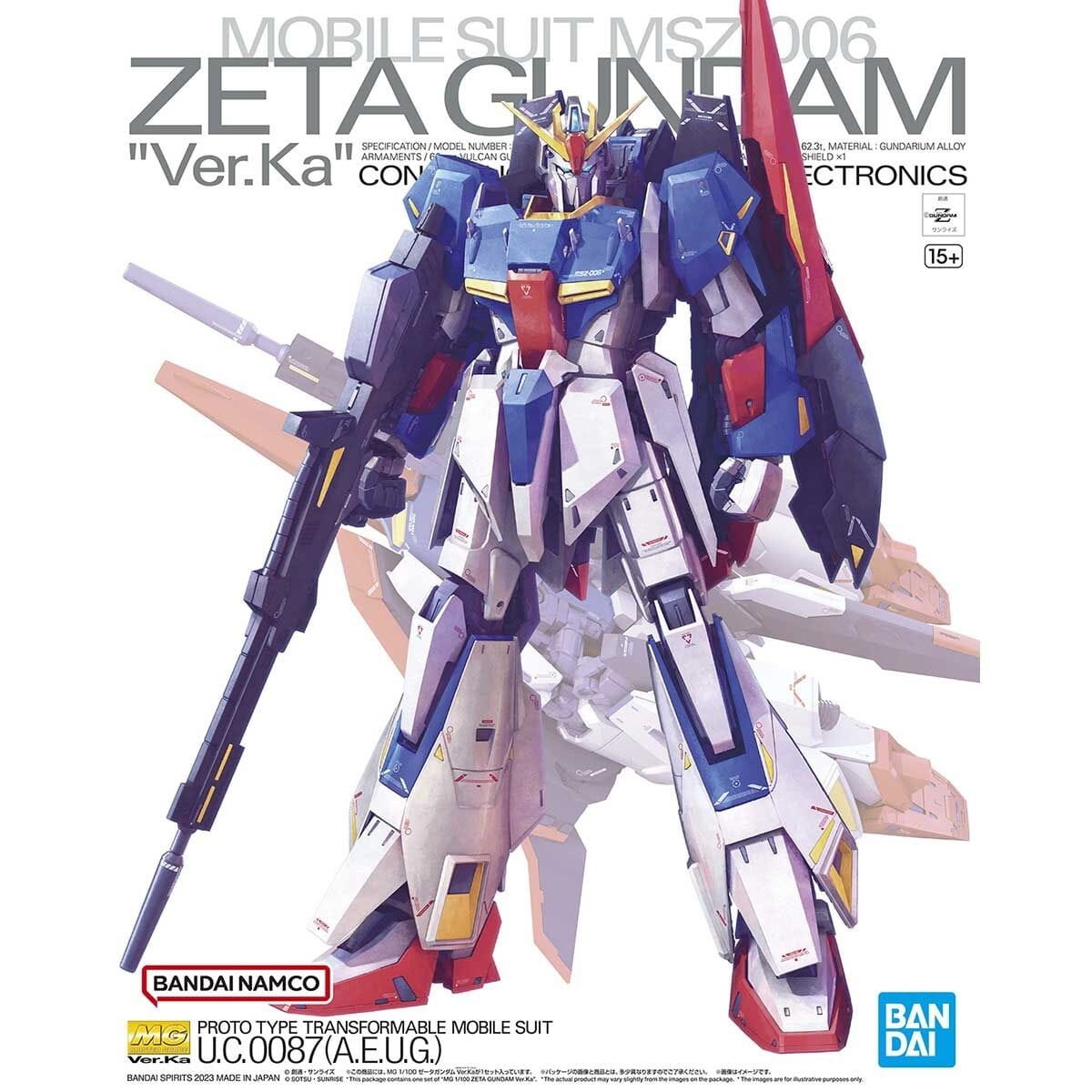 B-CLUB　1/100 MSZ-006 Z GUNDAM フジタVer. B-CLUB 1/100 MSZ-006 Z GUNDAM フジタVer. 1/100 MG MSZ-006 Zeta