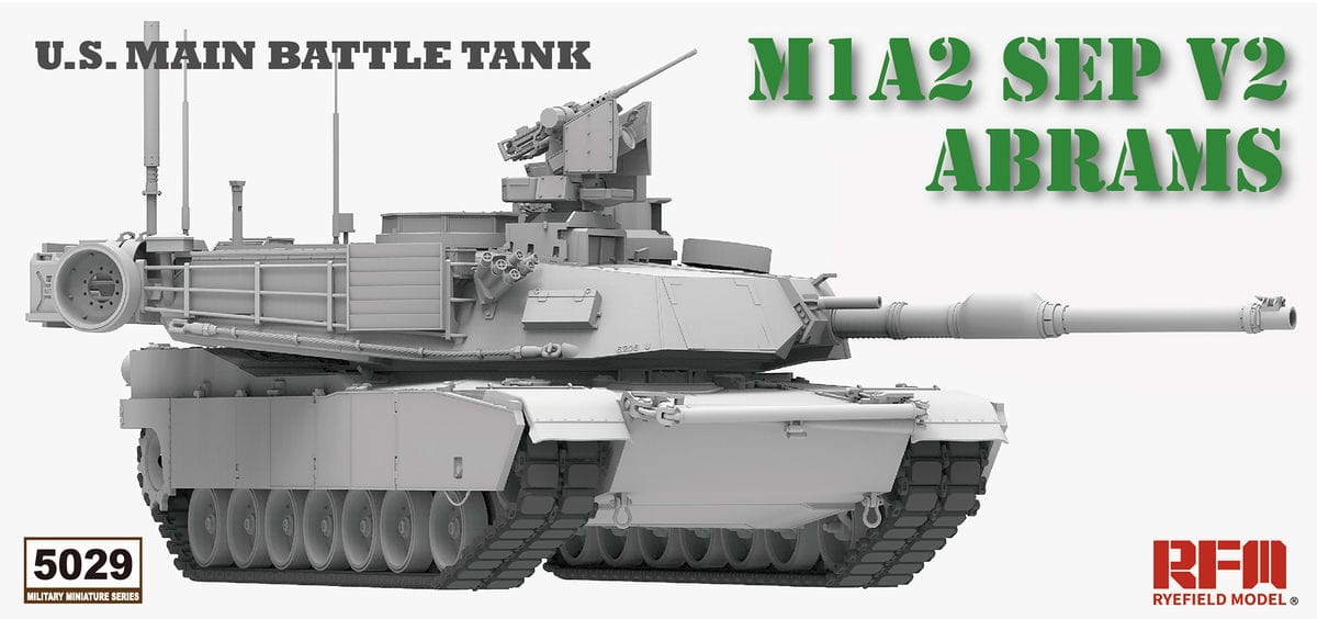 ライフィールドモデル 1/35 スケール M1A2 SEP V2 ABRAMS M1A2 SEP V2 Abrams (US Main Battle Tank) 1:35 Rye Field