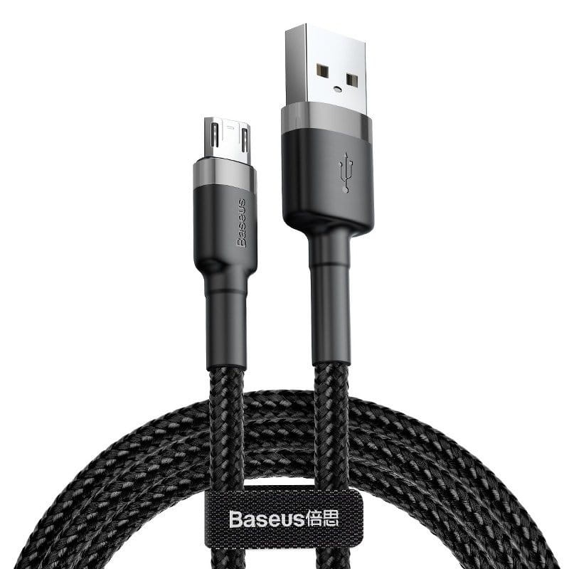 Zdjęcie dodatkowe produktu Przewód USB <-> Micro USB Baseus Cafule 1m 2,4A kabel