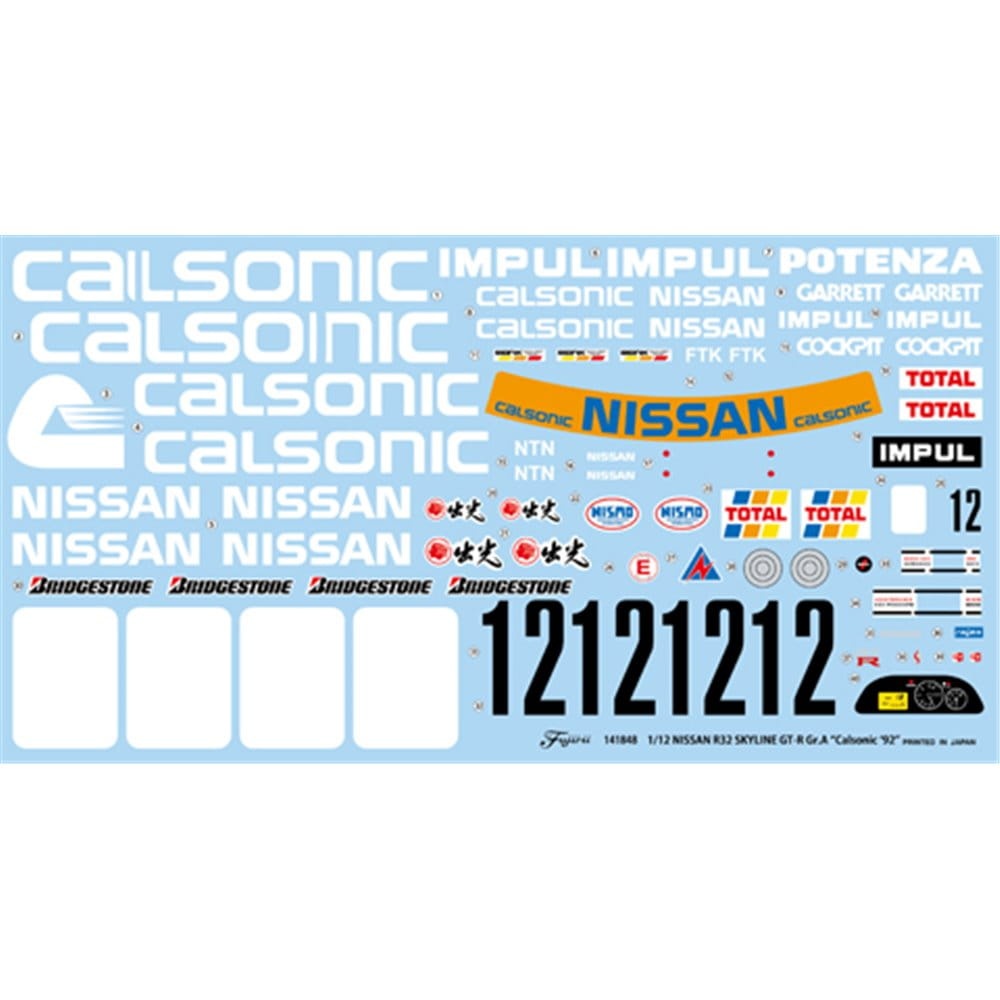 Nissan Skyline GT-R Gr.A Calsonic 92 (BNR32) 1:12 Fujimi