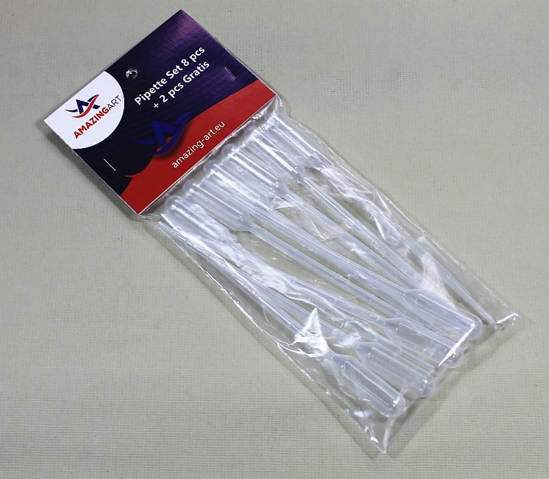 Zdjęcie dodatkowe produktu Pipeta 1ml (10szt) (zestaw pipet) Amazing Art