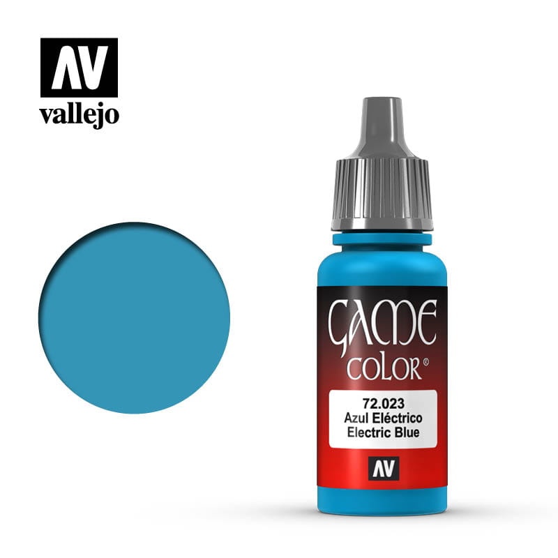 Zdjęcie dodatkowe produktu Vallejo 72023 Electric Blue Game Color Farba