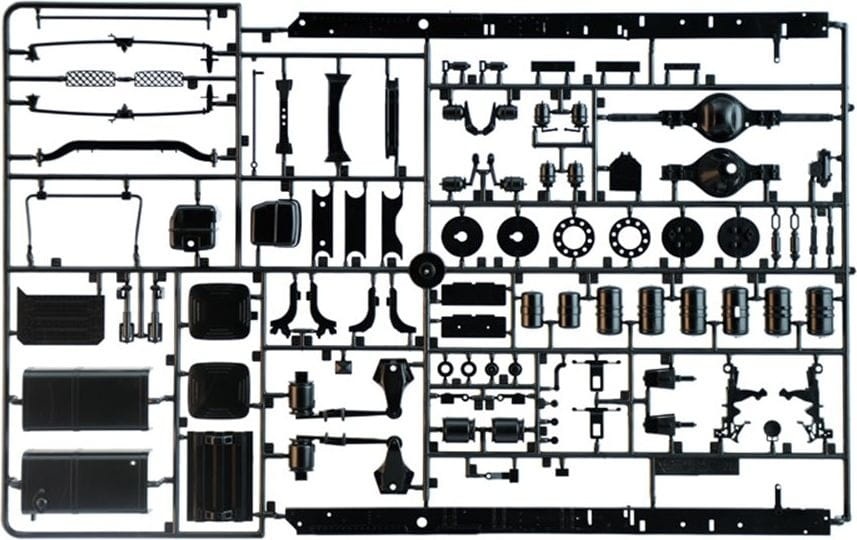 Zdjęcie dodatkowe produktu Scania S770 4x2 Normal Roof 1:24 Italeri 3961