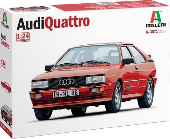 Zdjęcie główne produktu Audi Quattro 1:24 Italeri 3671