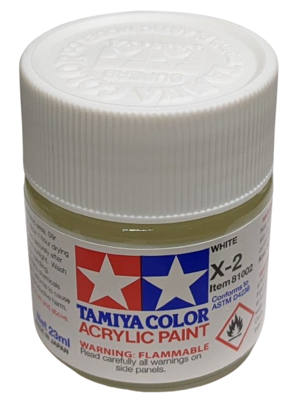 Zdjęcie główne produktu Tamiya 81002 X-2 White Farba 23ml X2 Acrylic