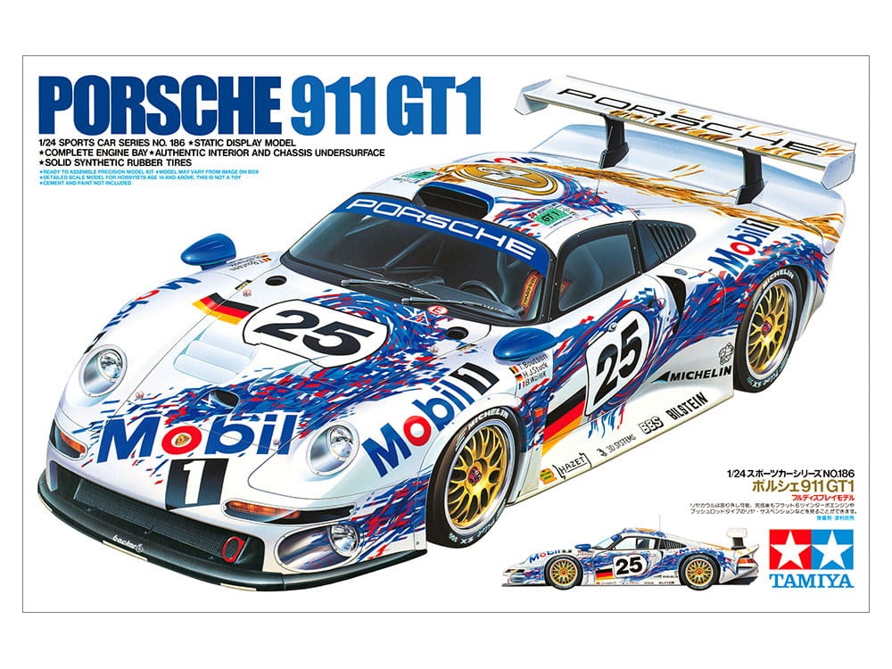 Zdjęcie główne produktu Porsche 911 GT1 (Le Mans) 1:24 Tamiya 24186