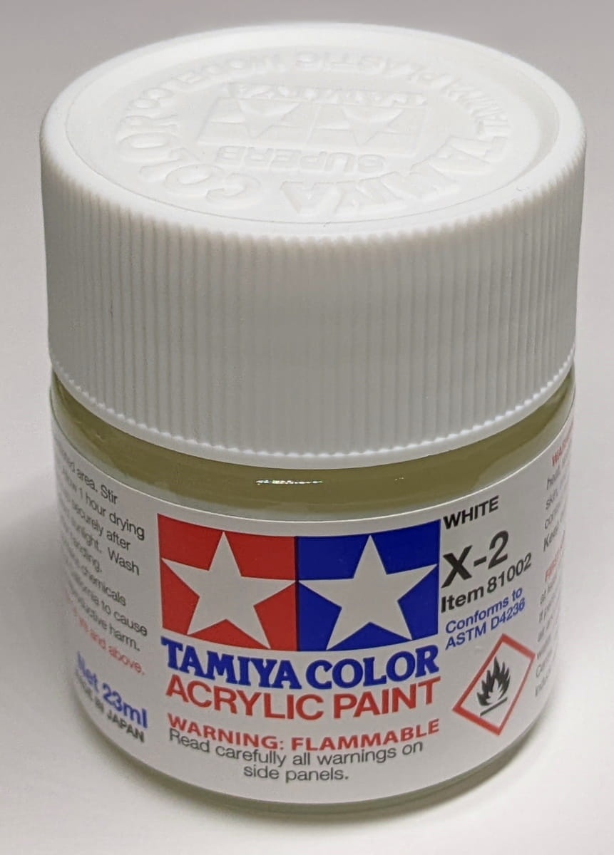 Zdjęcie dodatkowe produktu Tamiya 81002 X-2 White Farba 23ml X2 Acrylic