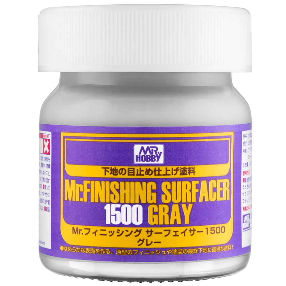 Zdjęcie główne produktu Mr. Hobby SF-289 Podkład wypełniający szary Mr. Finishing Surfacer 1500 40ml