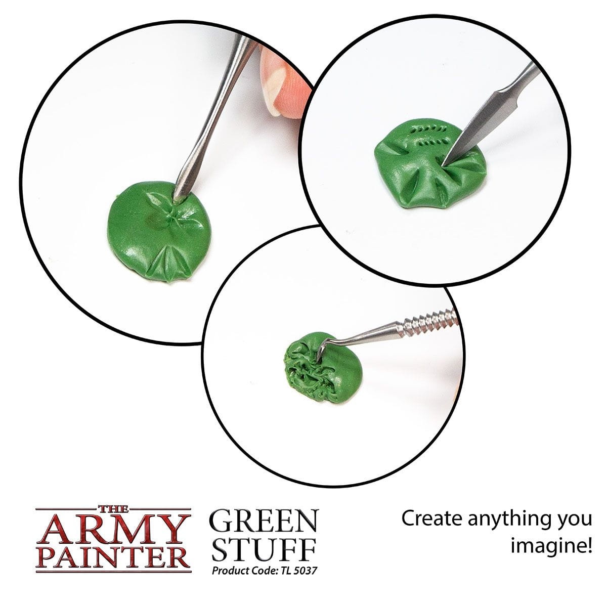 Zdjęcie dodatkowe produktu Masa dwuskładnikowa Green Stuff The Army Painter