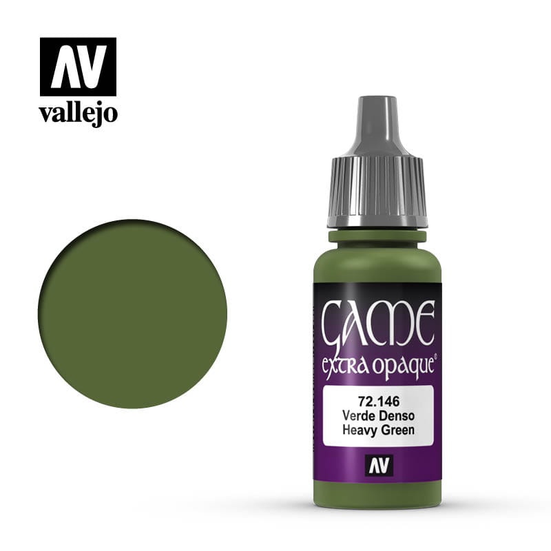 Zdjęcie główne produktu Vallejo 72146 Heavy Green Game Extra Opaque Farba