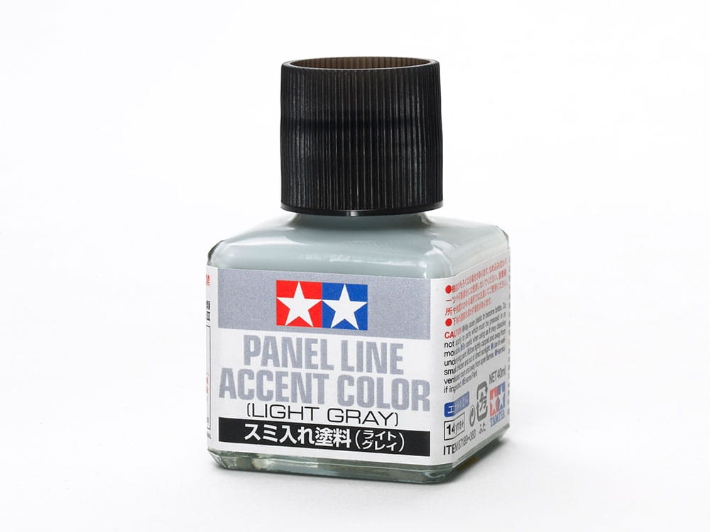 Zdjęcie główne produktu Panel Line Accent Color (Light Gray) 40ml Tamiya 87189