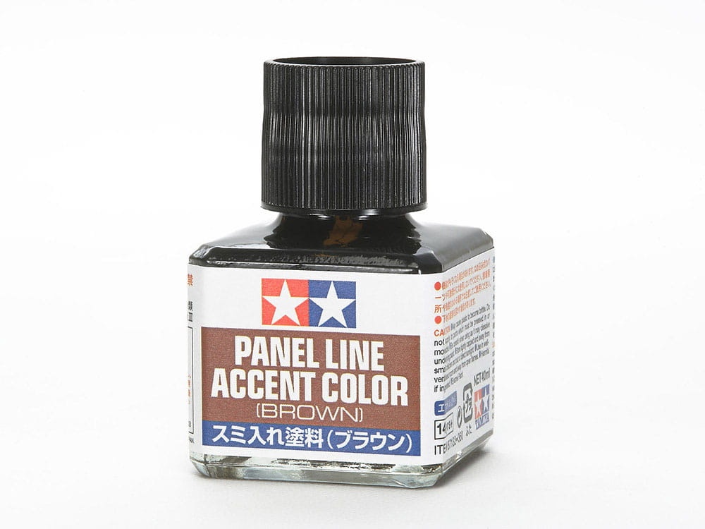 Zdjęcie główne produktu Panel Line Accent Color (Brown) 40ml Tamiya 87132