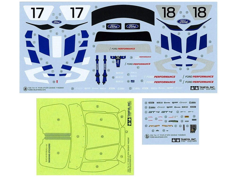 Zdjęcie dodatkowe produktu Ford Mustang GT4 1:24 Tamiya 24354