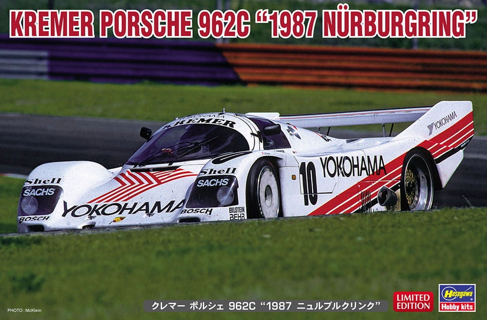 Zdjęcie główne produktu Porsche 962C Kremer 1:24 Hasegawa 20535