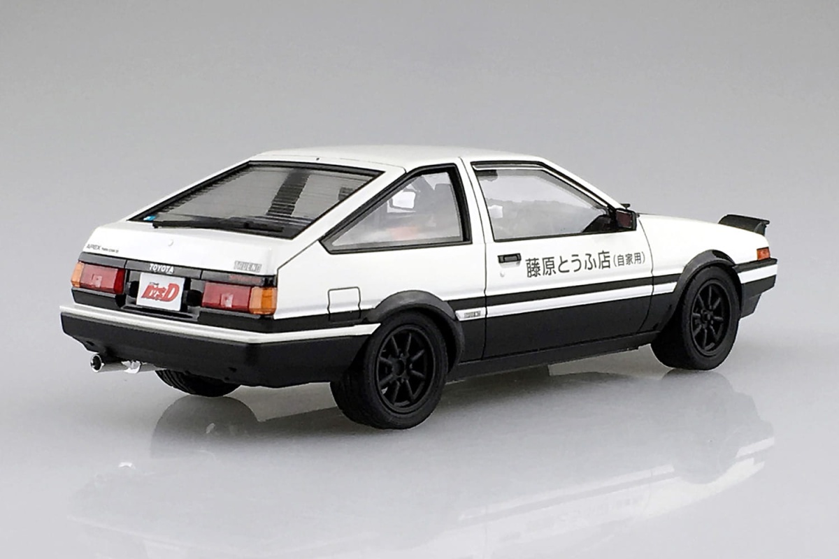 Zdjęcie dodatkowe produktu Toyota AE86 Initial D (ver. Project D) 1:24 Aoshima 059579