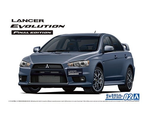 Zdjęcie główne produktu Mitsubishi Lancer Evolution X (CZ4A) 1:24 Aoshima 057957
