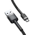 Zdjęcie dodatkowe produktu Przewód USB <-> Micro USB Baseus Cafule 1m 2,4A kabel