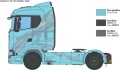 Zdjęcie dodatkowe produktu Scania S770 4x2 Normal Roof 1:24 Italeri 3961