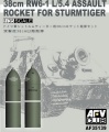 Zdjęcie główne produktu 38cm Rw6-1 L/5.4 Assault Rocket For Sturmtiger 1:35 AFV Club 35139