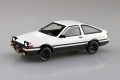 Zdjęcie dodatkowe produktu Toyota AE86 Takumi Hachiroku Initial D SNAP KIT 1:32 Aoshima 064696