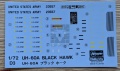 Zdjęcie dodatkowe produktu Sikorsky UH-60A Black Hawk 1:72 Hasegawa D3-00433