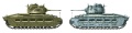 Zdjęcie dodatkowe produktu Matilda Mk.III/IV "Red Army" Infantry Tank 1:35 Tamiya 35355