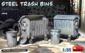 Zdjęcie główne produktu Steel Trash Bins 1:35 MiniArt 35636