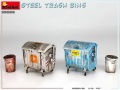 Zdjęcie dodatkowe produktu Steel Trash Bins 1:35 MiniArt 35636