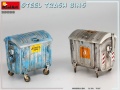 Zdjęcie dodatkowe produktu Steel Trash Bins 1:35 MiniArt 35636