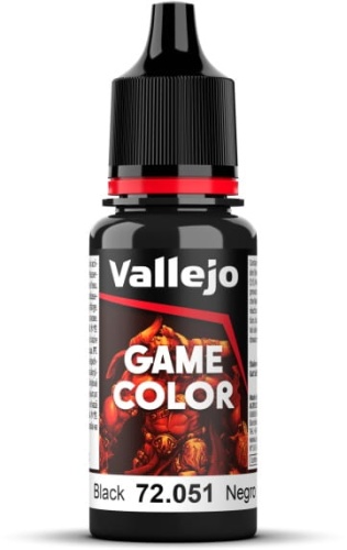 Vallejo 72051 Black Game Color Farba