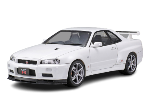 Nissan Skyline R34 GT-R V-Spec II (+ opcja pakiet Nur) 1:24 Tamiya 24258