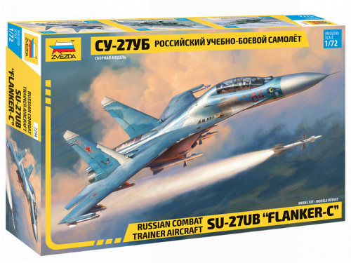Su-27UB Flanker-C 1:72 Zvezda 7294